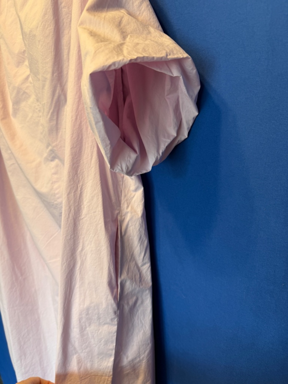 Humanoid Lt Lavender Dress, Cotton S but roomy (see measurements and flaw) - Picture 6 of 7